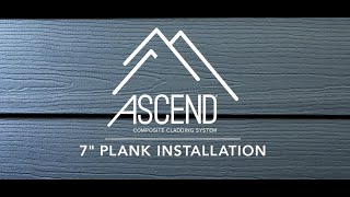 ASCEND Composite Cladding 7quot Plank Installation Video [upl. by Absalom]