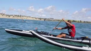 Waka Ama Outrigger Canoe Racing  The Ultimate Waterman  Day 2 [upl. by Ylrrad]