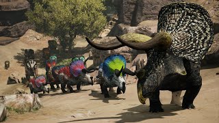 Path Of Titans  The Great Bull Fight  A Islander Server Event [upl. by Yor]