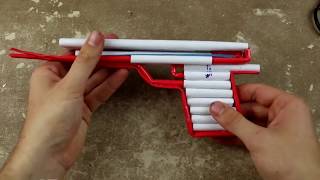 Comment faire un pistolet Airsoft Pistolet à papier facile à faire [upl. by Noy924]