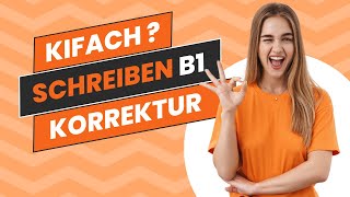 كيف يتم تصحيح Schreiben B1  GOETHE  ÖSD ؟ [upl. by Aliahs]