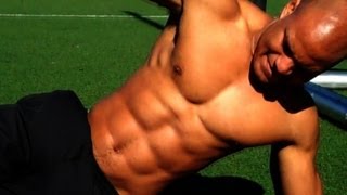 HOME ABS WORKOUT WITH WEIGHTS Big Brandon Carter HOW TO GET A 6  SIX PACK FAST [upl. by Anafetse551]