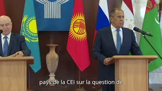 LAVROV SINDIGNE FACE AUX SANCTIONS OCCIDENTALES [upl. by Annekahs]