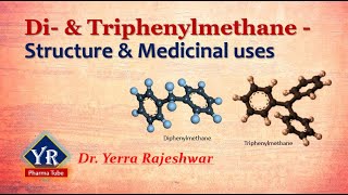 Di amp Triphenylmethane  Structure amp Medicinal uses  Structure and uses of di and triphenylmethane [upl. by Smiga]