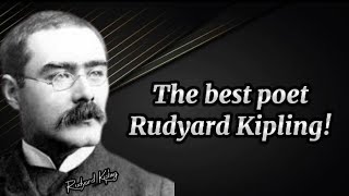 Great poet  Rudyard Kipling  life history amp biography [upl. by Bach]