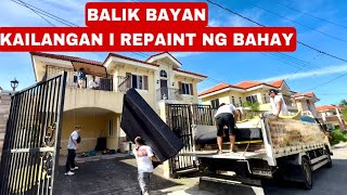 VLOG 1128 KAILANGAN LANG I REPAINT NG BAHAY [upl. by Tiga486]