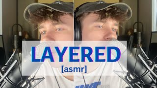 ASMR  layered ear to ear inaudible whispers to get TINGLES [upl. by Lunette16]