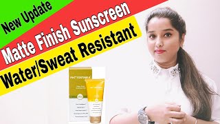 Photostable Gold Sunscreen Gel WaterSweat Resistant Sunscreen Matte Finish Sunscreen Gel SPF 55 [upl. by Edalb]