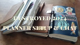 I destroyed my 2024 planner system amp found planner peace  planner amp journal chat current setup [upl. by Zsa]