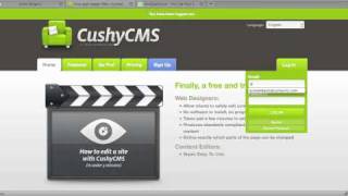 How to install and edit with CushyCMS in under 5 minutes [upl. by Anwaf]