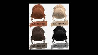 Brookhaven Hair Codes part 1 brookhaven roblox codes fypシ [upl. by Nolrac]