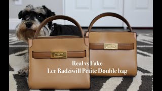 Real vs Fake Lee Radziwill Petite Double bag [upl. by Eddi221]