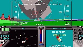 F19 Stealth Fighter PCDOS Central Europe Elite Difficulty 1988 Microprose [upl. by Neron687]