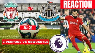 Liverpool vs Newcastle 42 Live Stream Premier league Football EPL Match Score reaction Highlights [upl. by Delmer]