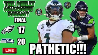 PATHETIC Eagles Lose To Seahawks  The Philly Shakedown Podcast  Eagles Lose 3 Straight [upl. by Sinnard]