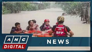 Five killed in Davao de Oro due to floods landslides  ANC [upl. by Ennahtebazile634]