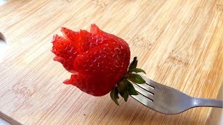 How To Make A Strawberry Rose [upl. by Liakim]