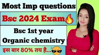 bsc 1st year organic chemistry most important questions for bsc 2024 exam notes pdf knowledge adda [upl. by Patricio850]