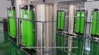 Pressurized filtration water purification equipment [upl. by Rannug474]