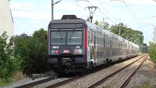 Z8800 et Z20500 Carmillon  Départ de la gare de Franconville Le Plessis Bouchard  RER C [upl. by Llirret]