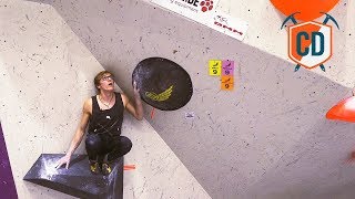 Louis Parkinsons Comp Journey Through Blokfest  Climbing Daily Ep1096 [upl. by Daffy]