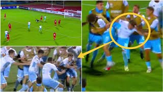 🔥San Marino amp Nicko Sensoli Crazy celebration after first EVER competitive win Against Liechtenstein [upl. by Zinn]