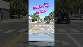 Downtown Carson City Nevada Driving Tour [upl. by Esnofla]