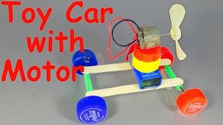 How to Make a CAR with a MOTOR at Home [upl. by Alamak569]