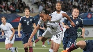 FranceEcosse Féminines  10 à Nancy but et temps forts [upl. by Ahsienom]