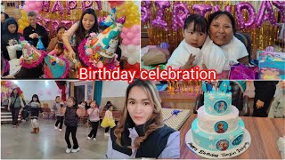 4th birthday celebration to Tenzin dekyongbirthday party at dekyiling group 3 hall [upl. by Ennaegroeg]