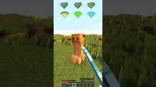 Creeper Realism vs Different WiFi meme shorts minecraft [upl. by Culbert]