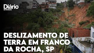 Deslizamento de terra atinge casas e deixa pelo menos 4 mortos em Franco da Rocha em São Paulo [upl. by Ahsoek]