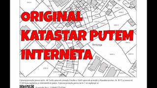 🔵 Postupak izdavanja kopije katastarskih planova putem interneta  EGrađani Katastar [upl. by Ilenna333]