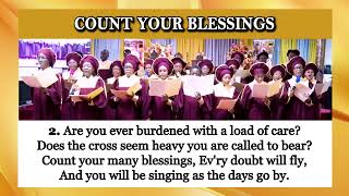 Count Your Blessings Hymnal Worship 66 [upl. by Nosrac]