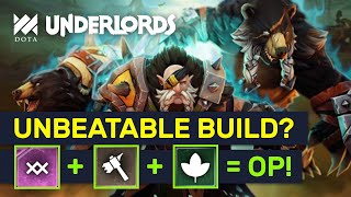 UNBEATABLE BUILD Top Meta Warlock  Brutes  Druids Build  Dota Underlords [upl. by Ygief]