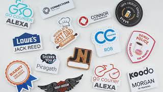 How To Create Custom Badges  StickerYou [upl. by Ahselaf104]