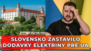 Slovensko zastavilo dodávky elektriny na Ukrajinu [upl. by Nerty511]