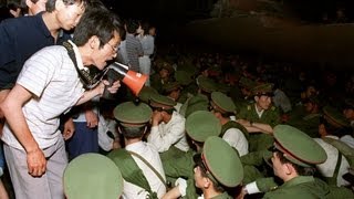 Photojournalist on Tiananmen Square tank standoff [upl. by Pain1]