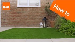 How to lay artificial grass [upl. by Sigmund856]