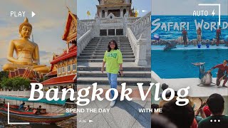 THAILAND Vlog🇹🇭😍🧋 Bangkok Safari World Shopping Thai Massage Food amp More [upl. by Reeva]