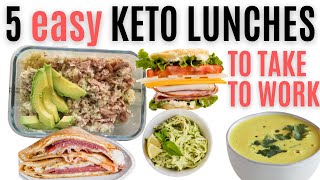 EASY KETO LUNCHES FOR WORK [upl. by Hinze]