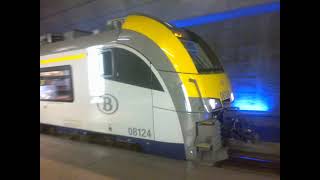 Bus Trein amp Tram in Antwerpen Centraal 27032014 [upl. by Yleak]