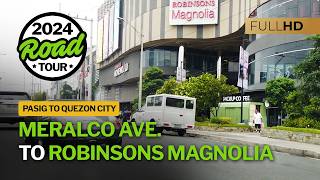 Pasig City to Quezon City  Ortigas Center to Robinsons Magnolia  Full Road Trip [upl. by Herminia]