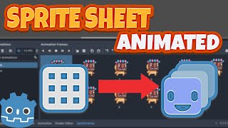 Godot 4 Sprite Sheet Animation Tutorial 3 Different Ways [upl. by Jolyn]