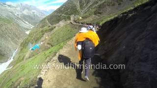 Glimpse of Amarnath Yatra one of the toughest treks in India [upl. by Hendricks]