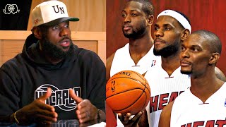 LeBron James Opens Up About The Miami Heat Learning How to Win Together [upl. by Felten]