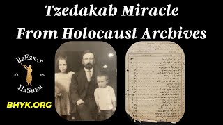 DAVORAH Tzedakah Miracle From Holocaust Archives Testimonial [upl. by Cairistiona]