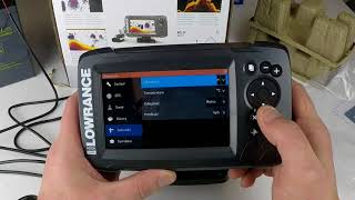 Echosonda Lowrance Hook2 5x [upl. by Eirrem620]