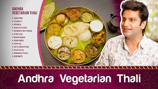 Andhra Vegetarian Thali with Chef Kunal Kapoor [upl. by Glynias]