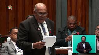 Minister for iTaukei Affairs informs Parliament on plans to revive amp document native dialects [upl. by Annoed178]